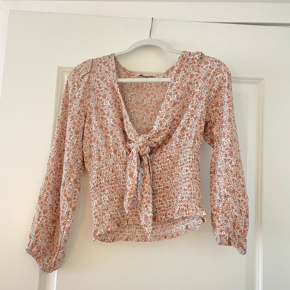 Floral babydoll top, American Eagle
